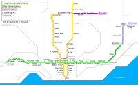 Ampliar mapa de metro de Toronto Canadá