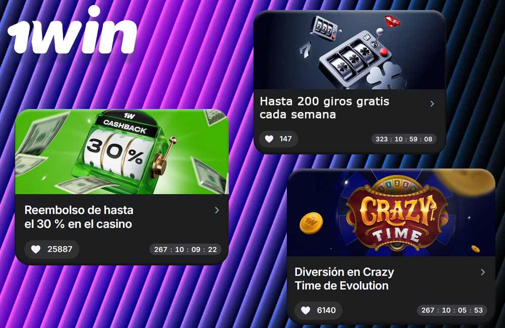 Bonos de Casino en 1win