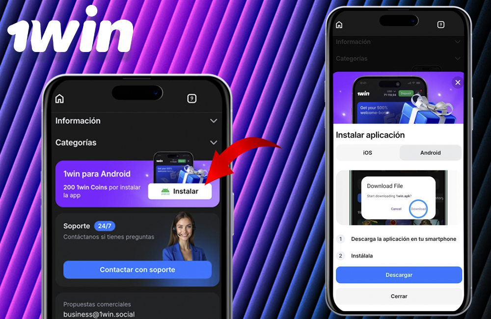 Descargar 1Win App para Android